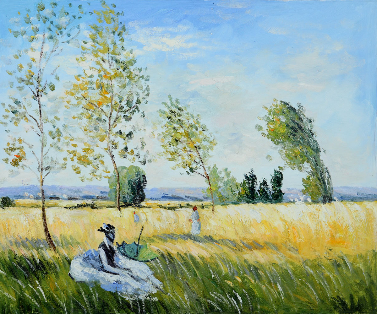 Summer-Claude Monet Painting